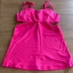 Lululemon Pink Cut-out Tank